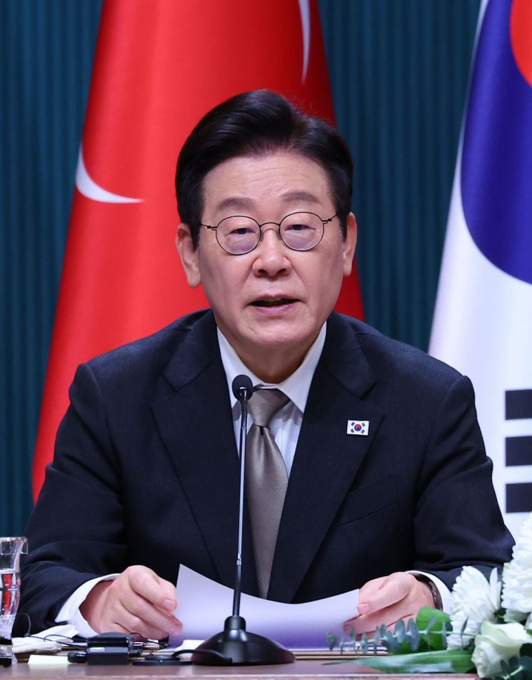 韓·튀르키예 공동언론발표, 李대통령 "혈맹관계…바이오·원전·방산 협력 강화"