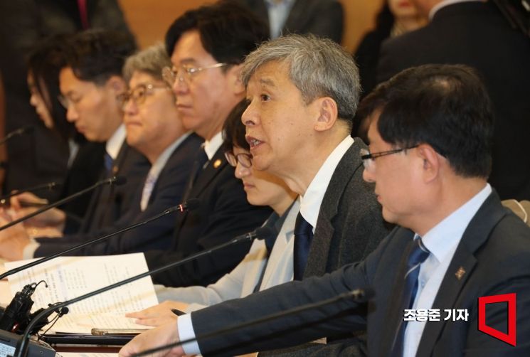 [포토] 발언하는 이강웅 미세먼지특별위원회 민간위원장