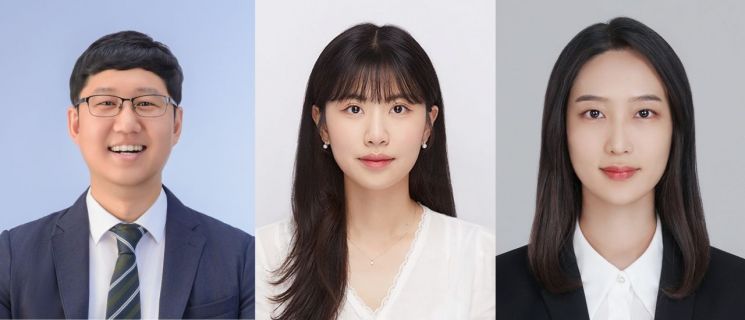 연구진 (좌측부터) 이상준 교수, 오주은 연구원(제1저자), 이지혜 연구원(제1저자). UNIST 제공