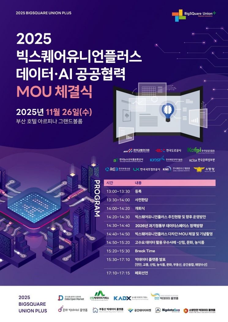 데이터 빅뱅 시작되다… 공공·민간 데이터, '빅스퀘어유니언플러스'로 뭉쳤다