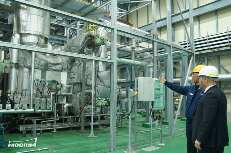 탄녹위, 무림P&P 울산공장 방문해 '친환경 회수 보일러' 확인