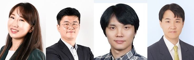 안소연 상무, 유동선 상무, 차영필 상무, 황준호 상무. 삼성바이오로직스