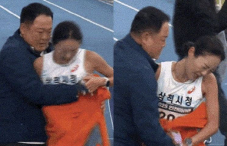 "감독 행동에 충격…사과도 못받아" 마라톤 '신체 접촉 논란' 선수 입 열었다