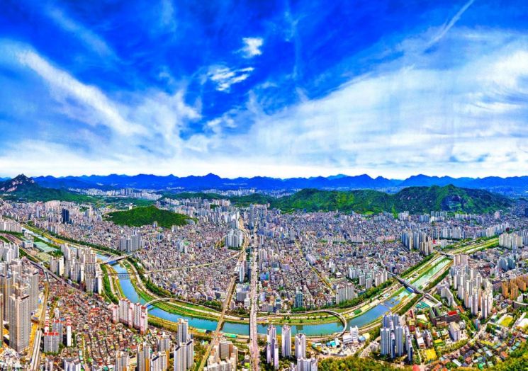 중랑구 전경. 중랑구 제공.