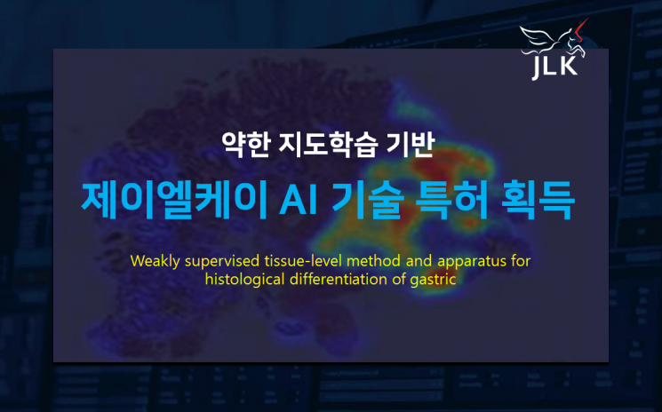 제이엘케이, '약한 지도학습 기반 인공지능 기술' 특허 등록