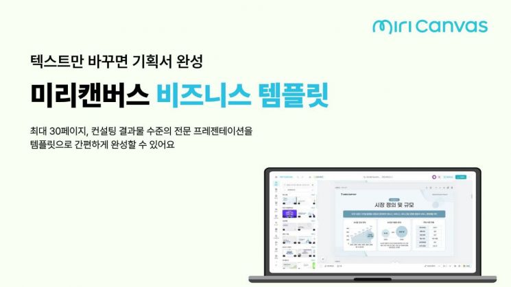 미리캔버스, 직장인 실무 특화 비즈니스 템플릿 강화