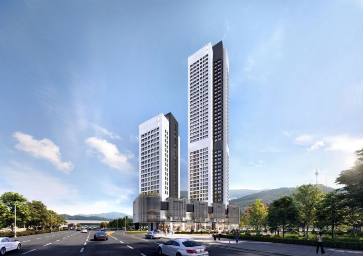 서빙고역 역세권 활성화사업 투시도. 서울시 제공