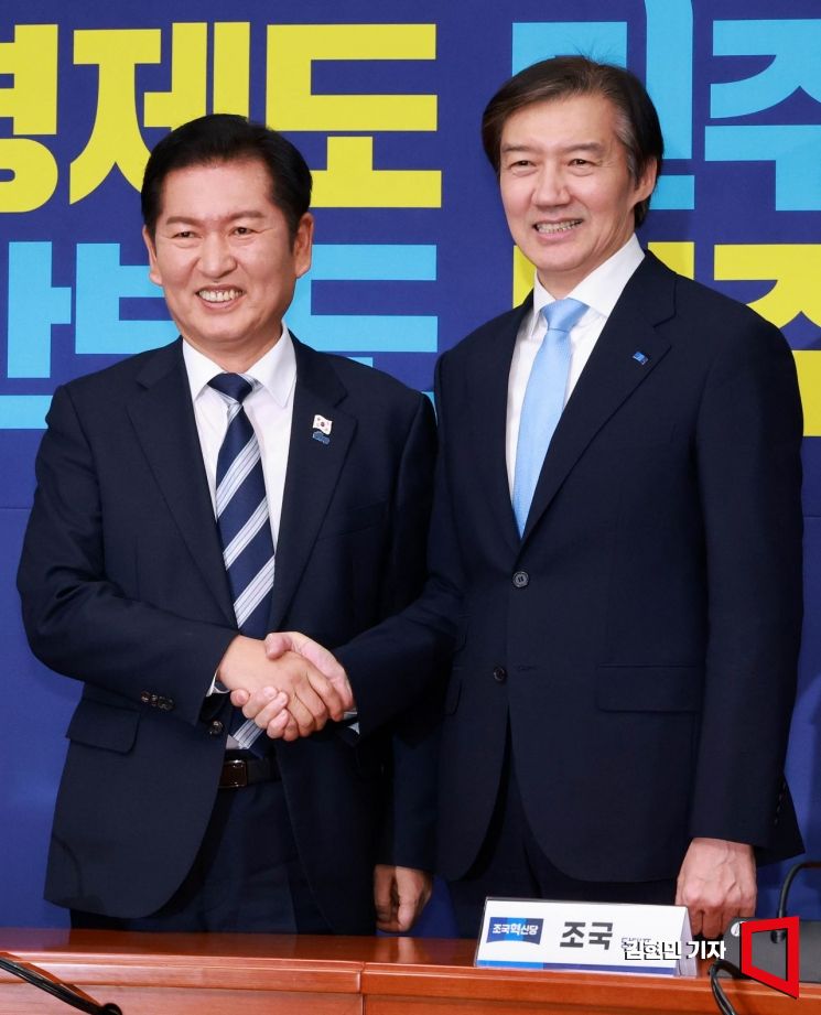 정청래, 조국과 '정치개혁' 신경전…"혁신당 부정적 인터뷰 유감"