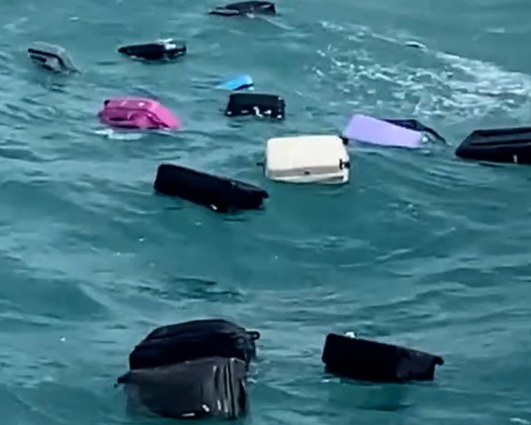 "That's My Suitcase Floating in the Sea": Tourists Shocked as Luggage Lost Overboard on Ferry to Thai Resort Island