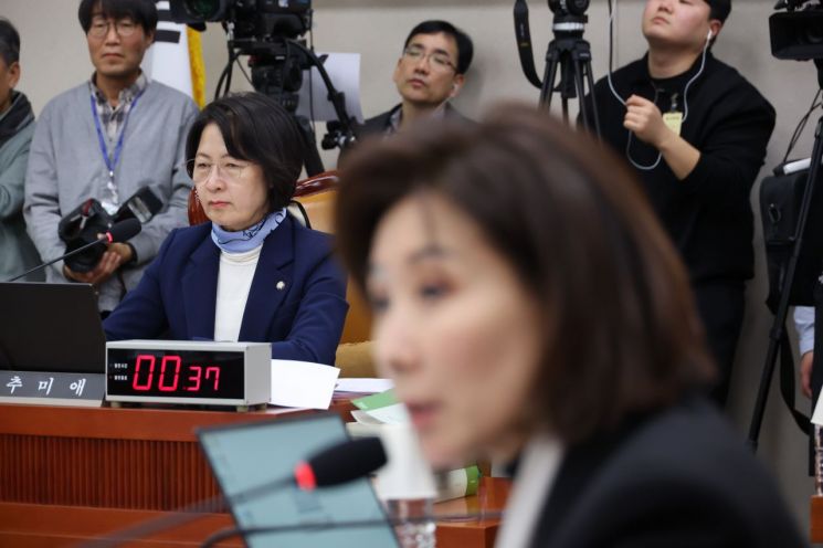 '검사 감찰' 李발언에 법사위 공방…野 "이화영 공범" vs 與 "명예훼손"