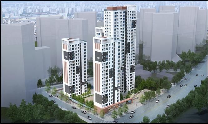 온수역 일대 지구단위계획, 한주물류센터 특별계획구역 세부 개발계획 조감도. 서울시