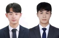 전기자동차과 김태완(왼쪽), 이서준 졸업생. 동의과학대 제공