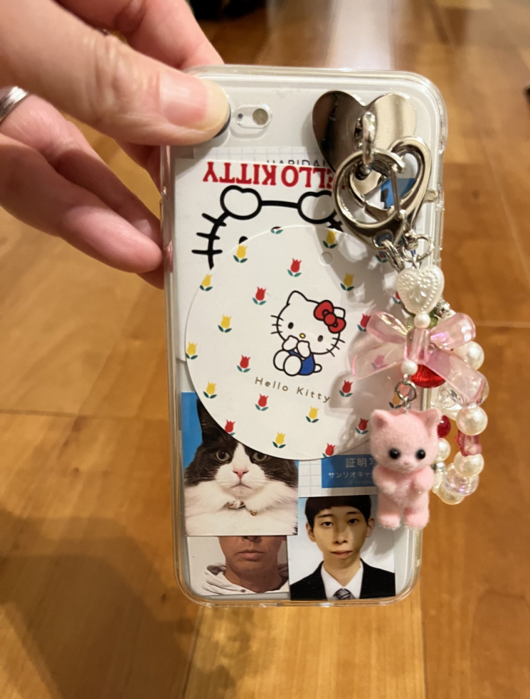 사회관계망서비스(SNS) 이용자가 '모르는 사람 증명사진' 시리즈로 꾸민 본인의 핸드폰을 자랑하고 있다. X.