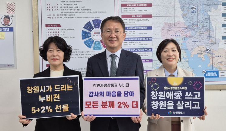 창원시 모바일 누비전 5+2% 캐시백, 결제자 '전원' 혜택