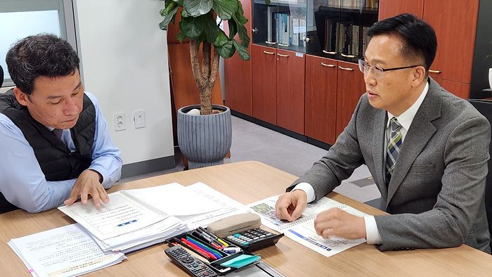 조석훈 권한대행이 행안부를 방문해 목포시 핵심사업 5건을 건의했다. 목포시 제공