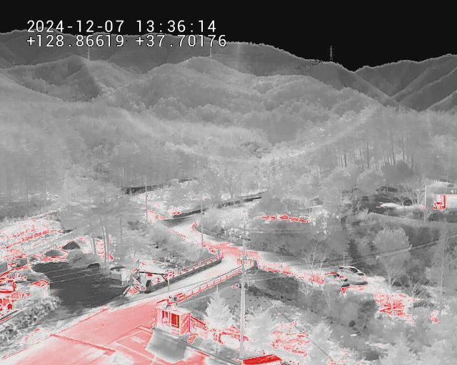 강릉시, 야간 산불 골든타임 확보 위해 '열화상 드론·감시카메라' 투입