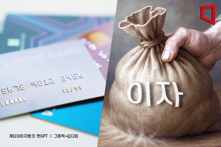 기준금리 4연속 동결에 늘어나는 카드사 이자부담