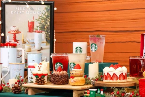 [Today's New Arrivals] Starbucks Unveils Christmas Season Specials Including Mulled Wine-Inspired Drinks and Cakes