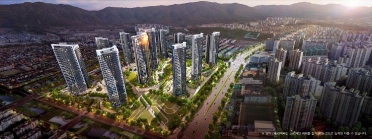 '창원 센트럴 아이파크' 조감도. 사진=HDC현대산업개발