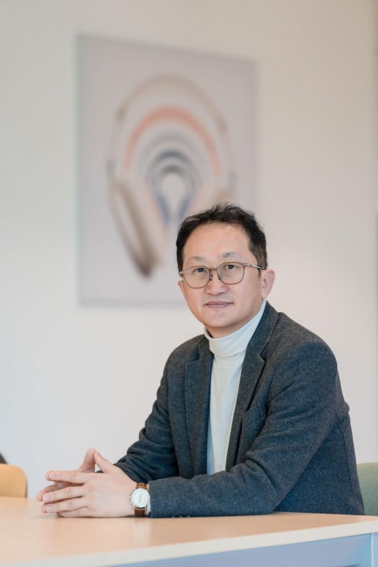 신승한 한얼물산 대표가 27일 경북 포항 애플 제조업 R&D 지원센터에서 아시아경제와 인터뷰하고 있다. 애플 제공