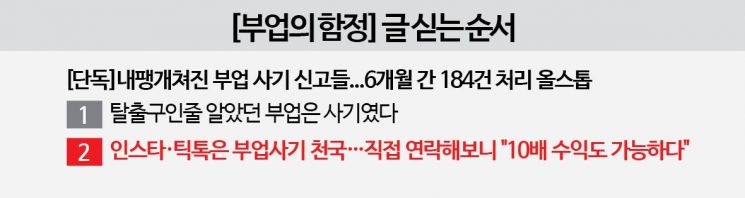 "관심있어요" 기자가 직접 연락했더니…"100% 수익 보장"[부업의 함정]②