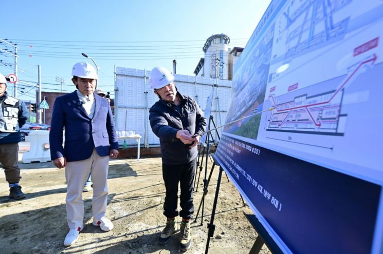 Mayor Baek Younghyun Inspects Okjeong-Pocheon Metropolitan Railway Construction Site, Emphasizes Strict Safety Management