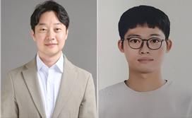 유재용 교수(왼쪽)와 박수민 학생. 한림대학교 제공