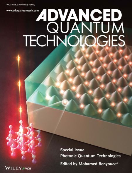 양자 기술 분야 국제 학술지 'Advanced Quantum Technologies' 10월호 KAIST 연구팀 연구결과가 표지 논문으로 선정돼 실렸다. KAIST 제공