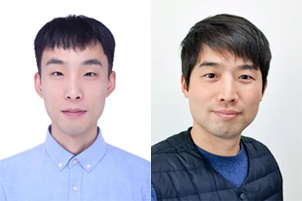 Li Shisen 박사과정생(왼쪽)과 김정환 교수.