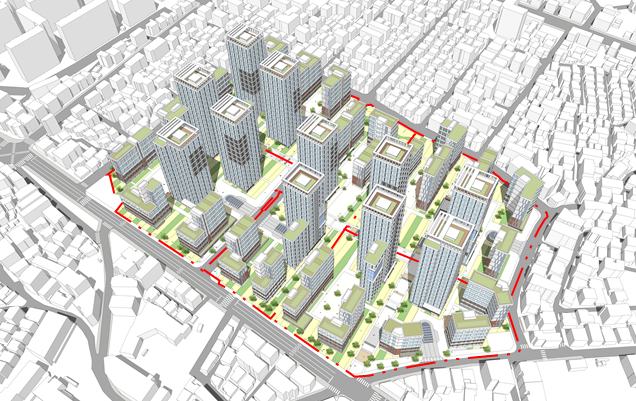 강북구 수유동 392-9번지 일대 모아타운 조감도. 서울시