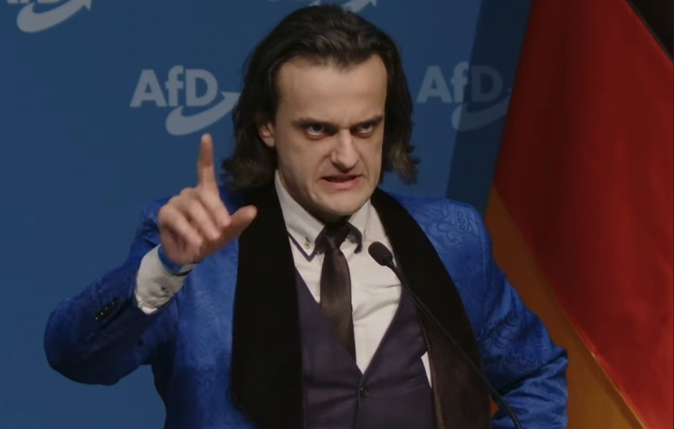 독일대안당(AfD) 청년조직 출범식에서 집행부 선거에 출마한 알렉산더 아이히발트. 유튜브 채널 'AfD TV'