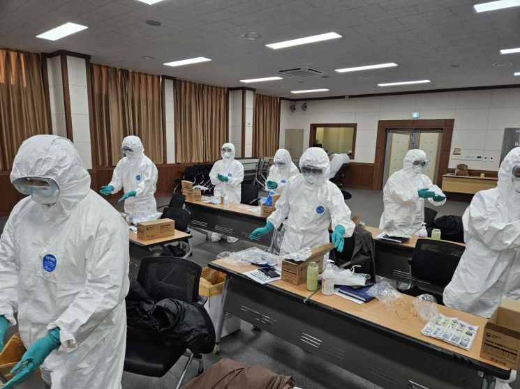 겨울철 조류인플루엔자 인체감염 대비 비상대응역량 강화.