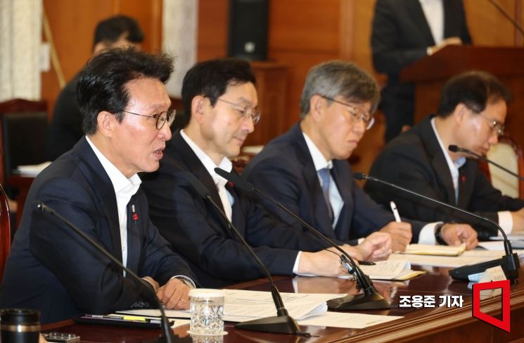 [포토] 김민석 총리, 노동안전 점검회의 발언