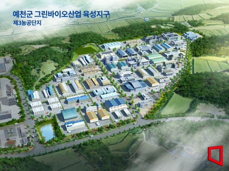 그린바이오산업 육성지구 최종 선정, 예천3농공단지