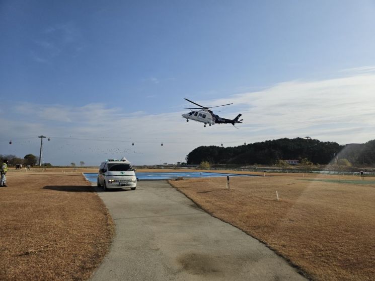 신한울 3·4호기 건설 현장 근로자, 닥터헬기가 지킨 생명
