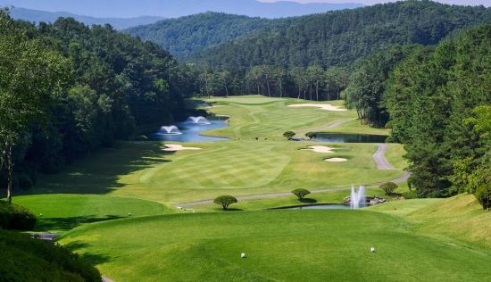 우리금융 챔피언십이 열린 서원밸리 서원코스의 11번 홀은 선수들을 가장 괴롭힌 홀이다. KPGA 제공