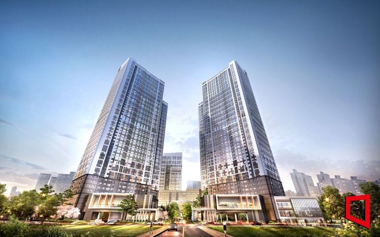 동탄역롯데캐슬 조감도. 롯데건설