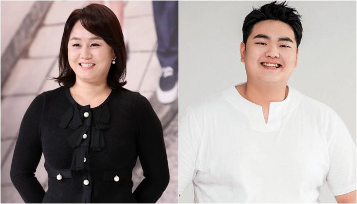 이경실과 손보승 모자. 연합뉴스·마다엔터테인먼트