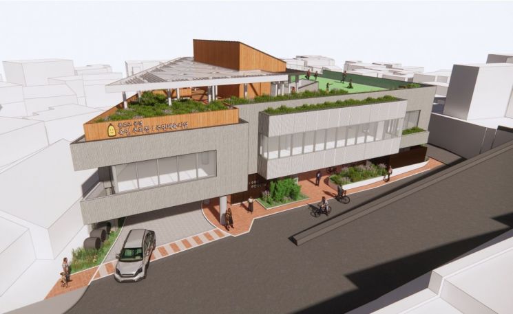 옥인제1공영주차장 조감도. 종로구 제공.