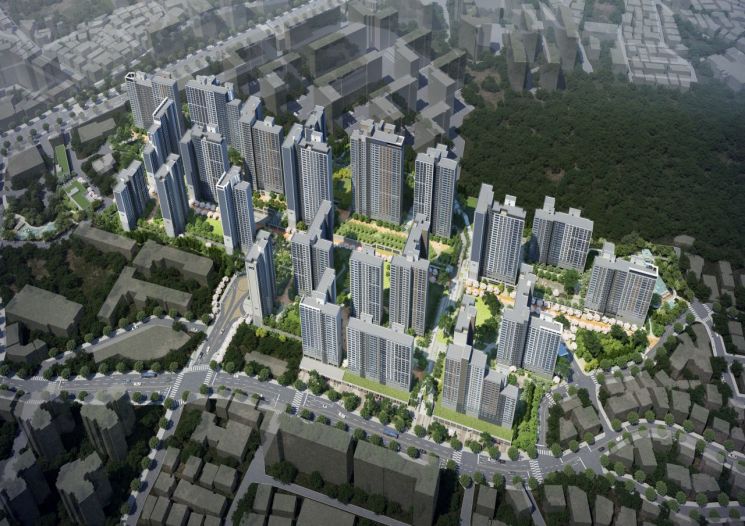 불광제5주택재개발 정비사업 조감도. 서울시