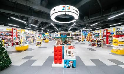 레고코리아 '공식 레고스토어 용산점' 전경. 레고코리아