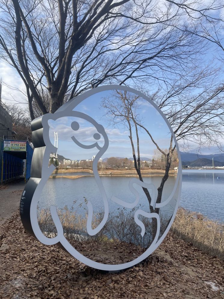 水獭。春川市提供