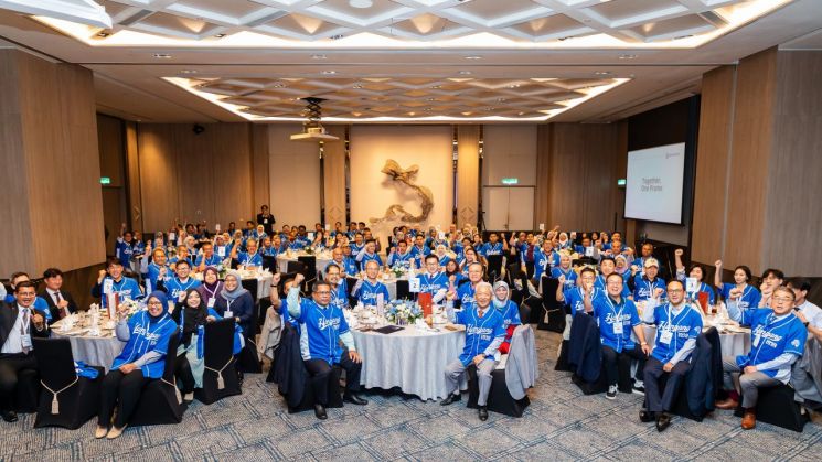 말레이시아 유학생 동문회 창립식 현장. 한양대학교