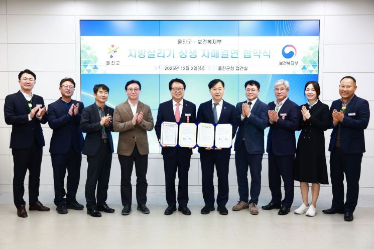 울진군은 보건복지부와 ‘지방살리기 상생 자매결연 협약’을 체결했다. 울진군 제공