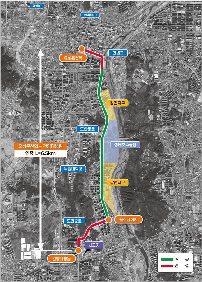 건양대, 건양대병원 내 주차장 부지 일부 대전시에 무상 제공