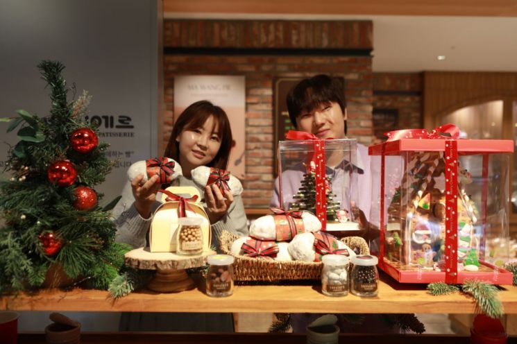 롯데백 광주점,크리스마스 시즌 베이커리 선봬