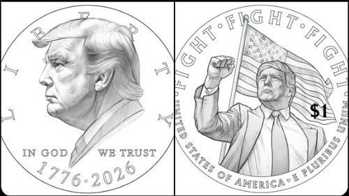 "기념주화에 트럼프 얼굴 왜 넣어…김정은인가?" 美 민주당 발끈