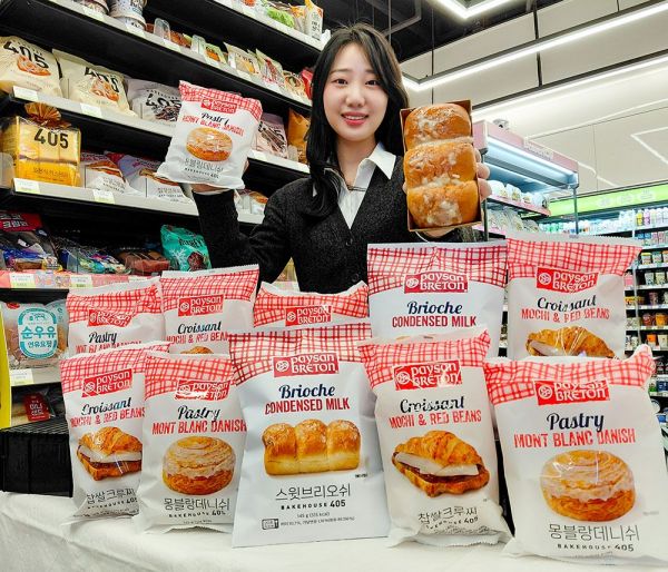 [오늘의신상]CU '베이커리405', '페이장브레통' 손잡고 빵 3종 출시 