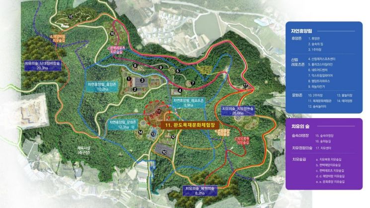 완도군, 80억 투입 '목재 문화 체험장' 조성