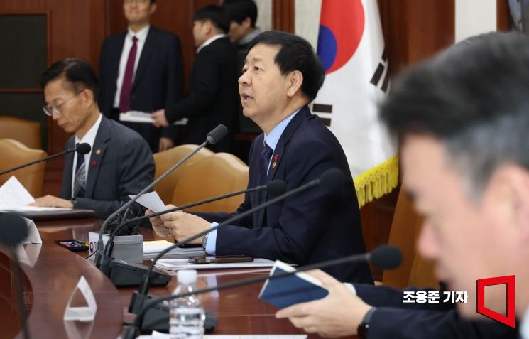 [포토] 대외경제관계장관회의 주재한 구윤철 부총리